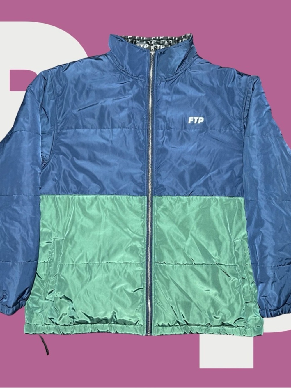 FTP Two Tone Puffer Jacket (Large)